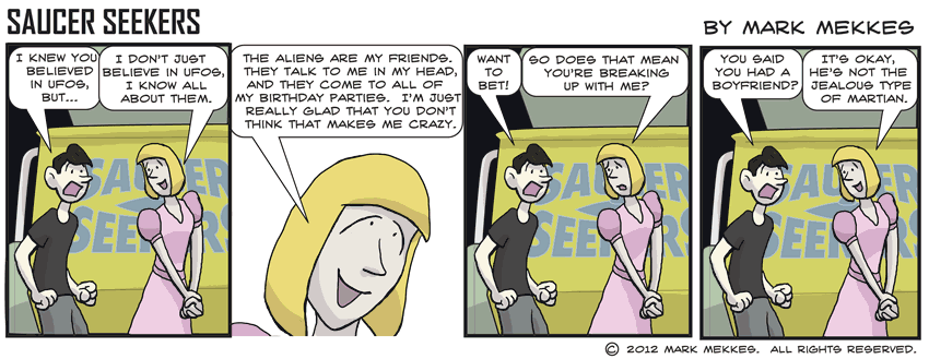 UFO Case 592 – Jealous Martian